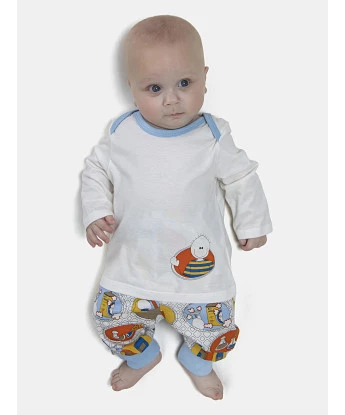 Kit Pagão Masculino Bebe Manga Longa