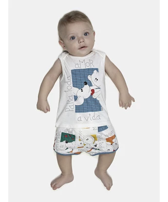 Kit Pagão Masculino Bebe Regata