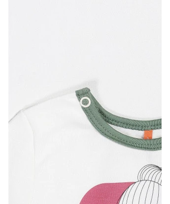 Conjunto Feminino Bebe Manga Longa e Calça Moletinho