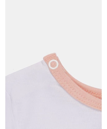 Pijama Bebê Menina Manga Longa Tic-Tac e Calça Estampada