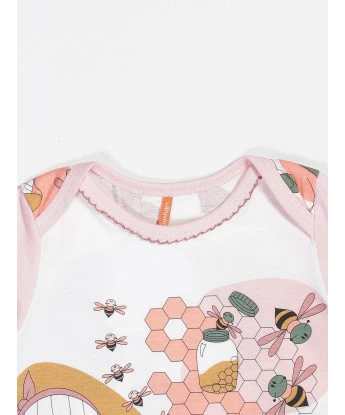 Macacão Feminino Bebe Manga Longa
