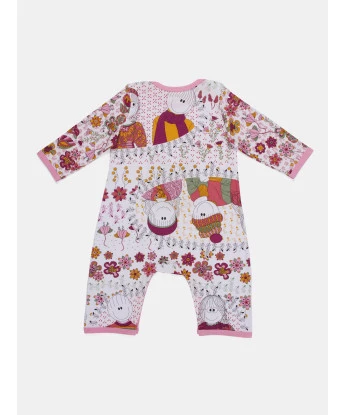 Homewear Macacão Manga Longa Bebê Menina Pat