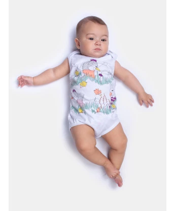 Kit body cavado Bebê Menina Até 12 Meses