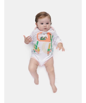 Kit Body Feminino Bebe Manga Longa