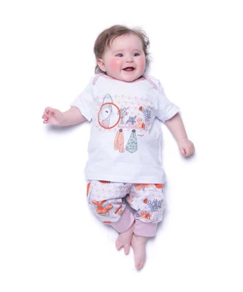 Kit Pagão Feminino Bebe Manga Curta