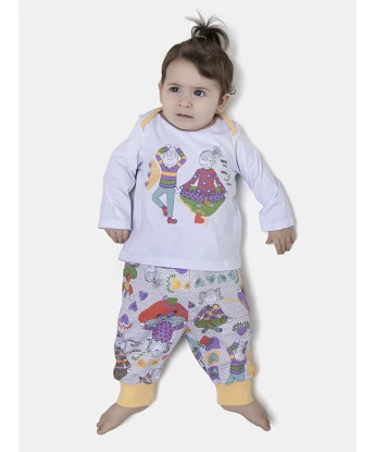 Kit Pagão Feminino Bebe Manga Longa