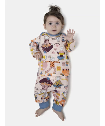 Kit Pagão Feminino Bebe Manga Longa