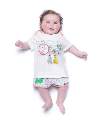 Sonhart Pijamas | Kit mijão curto Bebê Menina Estampado