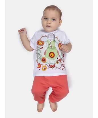 Loja de Pijama | Kit mijão longo Bebê Menina Estampado 