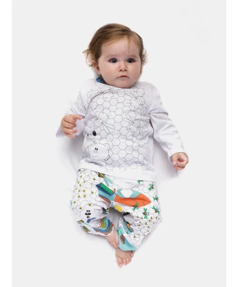 Pijama manga longa e calça