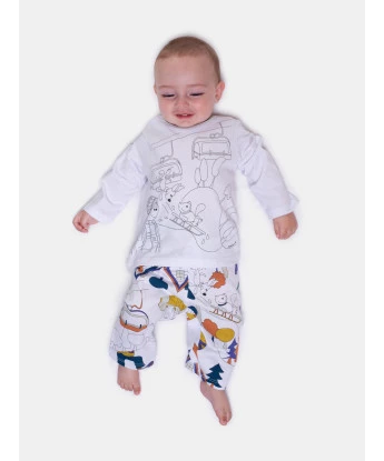 Pijama Manga Longa e Calça