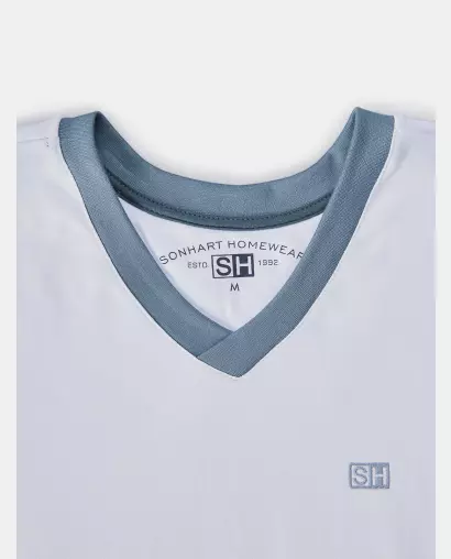 Pijama Masculino Adulto Manga Longa Decote V e Calça Moletinho