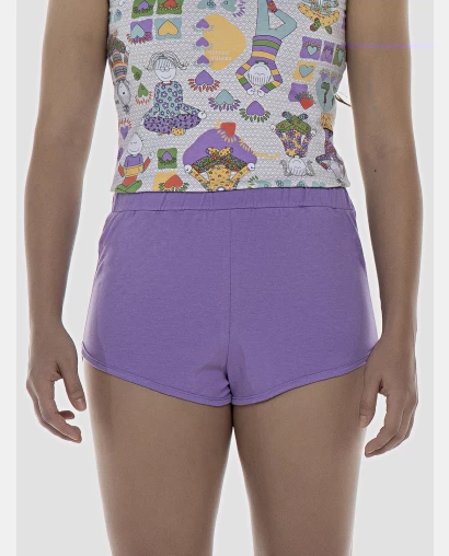 Pijama Feminino Adulto Regata e Short Cotton