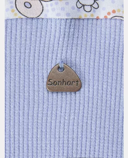 Pijama Feminino Adulto Manga Longa e Calça Com Punhos