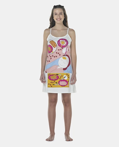 Camisola Feminina Adulto Alça