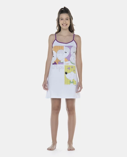 Camisola Feminina Adulto Alça