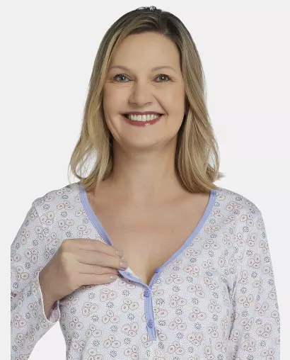 Camisola Feminina Adulto Clássica Manga Longa 