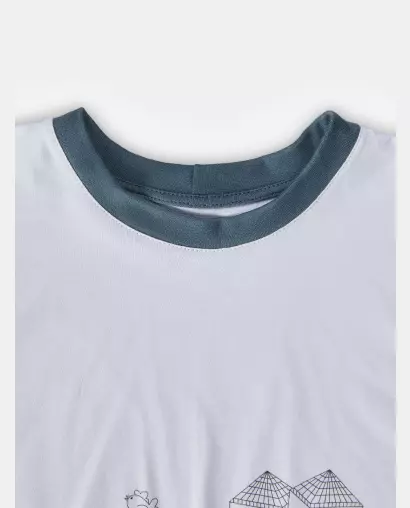 Pijama Masculino Kids Manga Longa e Calça