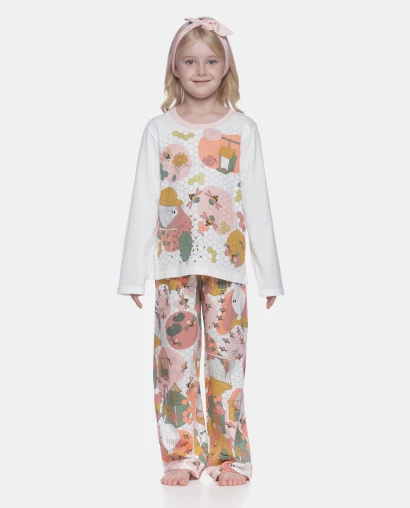 Pijama manga longa e calça