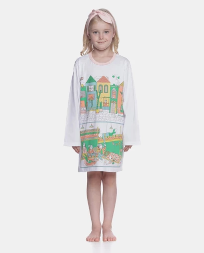Camisão manga longa                