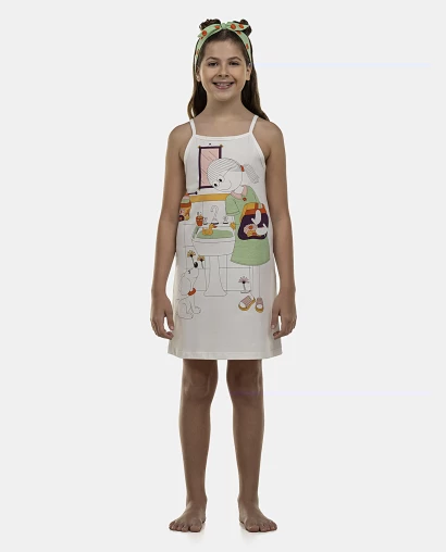 Camisola Feminina Kids Alça