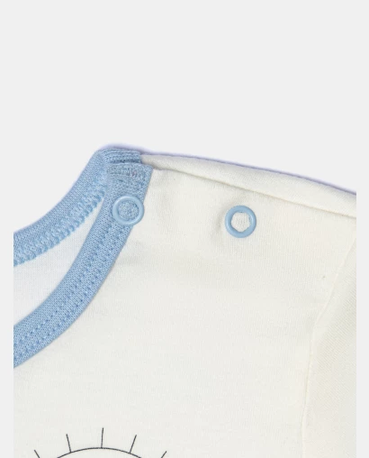 Pijama Masculino Baby Manga Curta e Bermuda