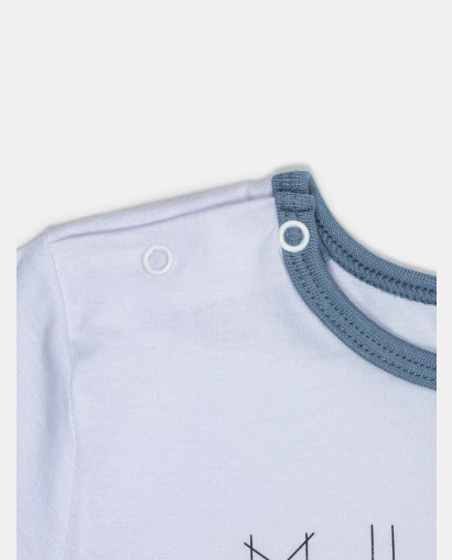 Pijama Masculino Baby Manga Curta e Bermuda