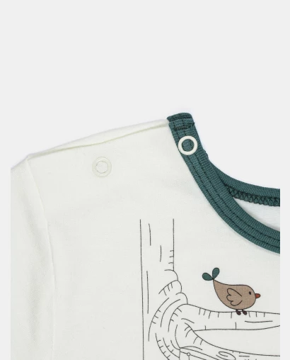 Pijama Masculino Baby Manga Longa e Calça Moletinho