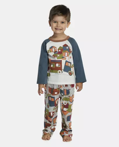 Pijama Masculino Baby Manga Longa e Calça