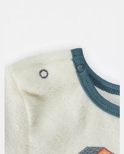 Pijama Masculino Baby Manga Longa e Calça Plush