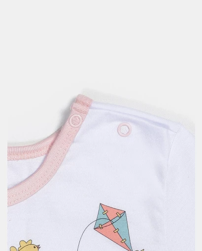 Pijama manga longa e calça         