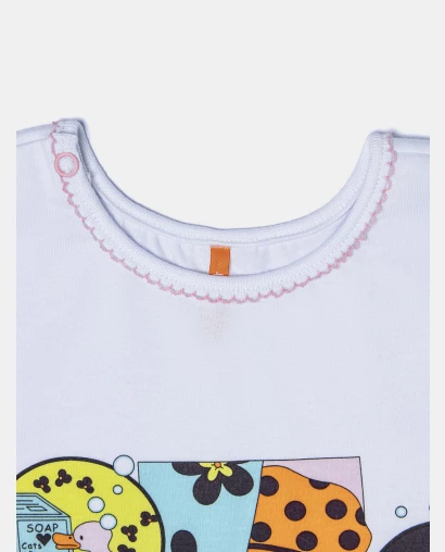 Pijama Feminino Baby Manga Curta e Short