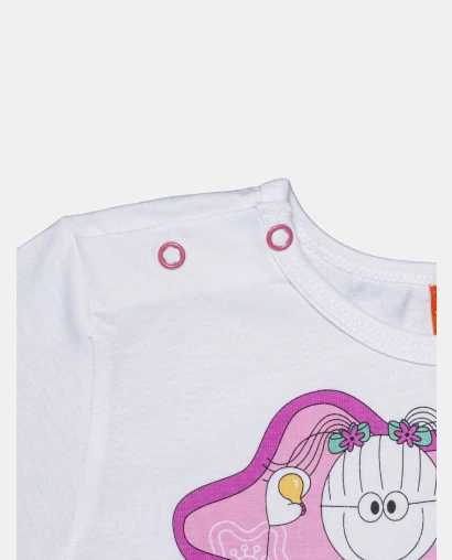 Pijama Feminino Baby Manga Curta e Short