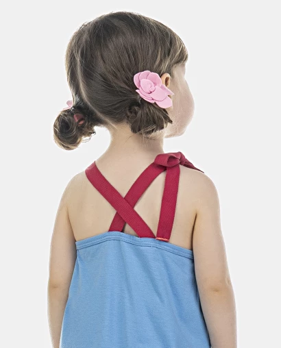 Pijama Feminino Baby Alça Amarração e Short