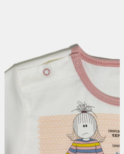 Camisão Feminino Baby Manga Curta