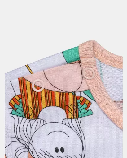 Camisão Feminino Baby Manga Curta