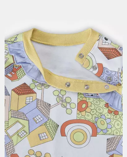 Macacão Feminino Baby Manga Longa