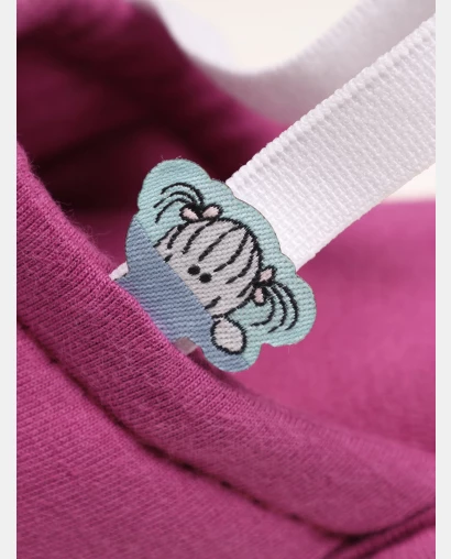 Pantufa Infantil Feminina Fechada 1 a 4 anos Fucsia