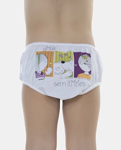 Kit Calcinha Feminino Baby