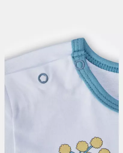 Pijama Unissex Baby Manga Longa e Calça