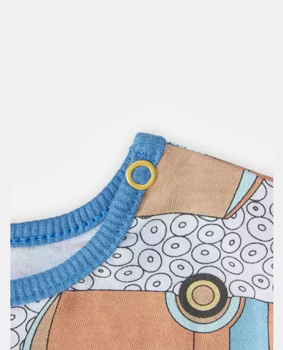 Macacão Masculino Bebe Manga Longa