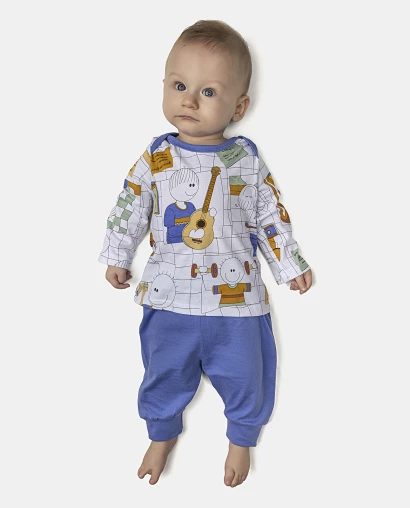 Kit Pagão Masculino Bebê Manga Longa