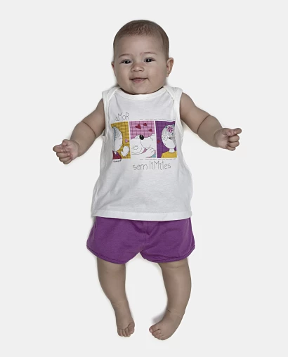 Kit Pagão Feminino Bebe Regata