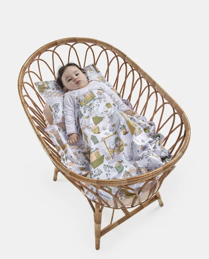 Manta Feminina Bebe Estampada