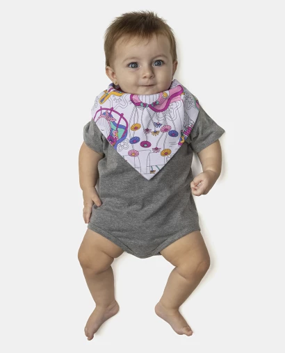 Babador Feminino Bebê