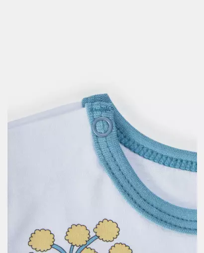 Pijama Unissex Bebê Manga Longa e Calça