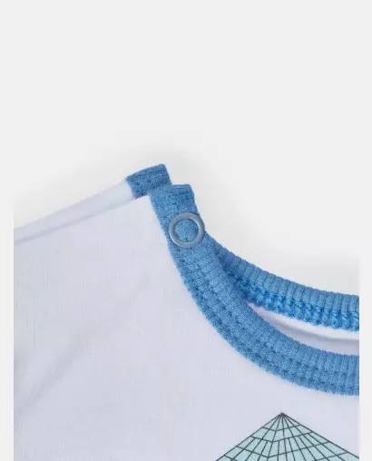 Pijama Unissex Bebê Manga Longa e Calça