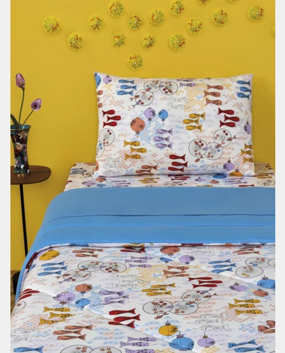 Jogo de Lençol Solteiro Feminino Clássico