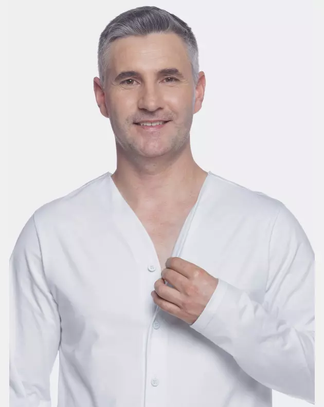 Homewear clássico manga longa e calça       