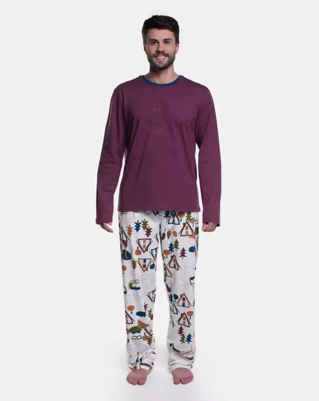 Pijama Manga Longa e Calça